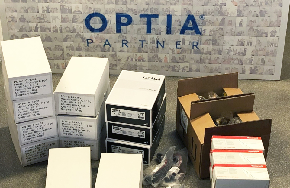 Ochranné brýle v první linii